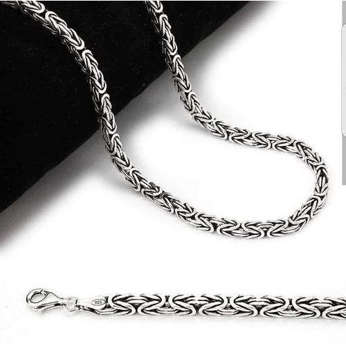 سلسله كينج رجالى فضه ايطالي عيار 925