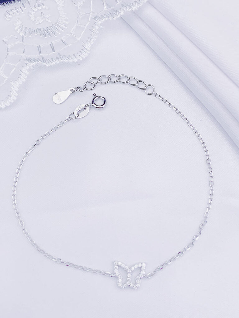 انسيال فضة حريمي فراشة