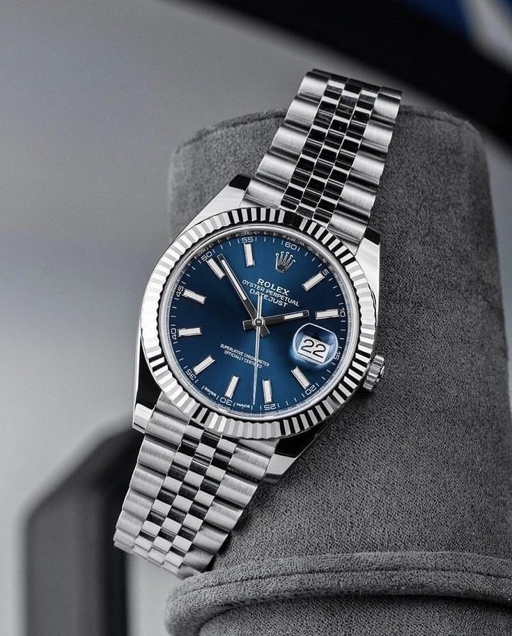 Rolex Datejust Stainless Steel Blue Dial