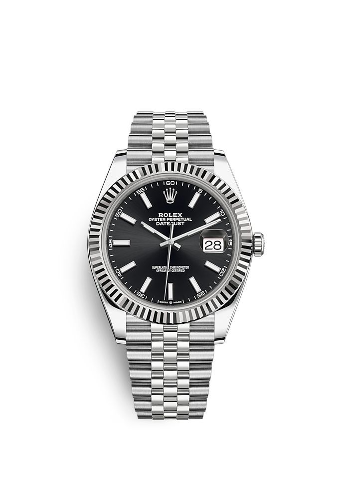 Rolex Datejust Stainless Steel black Dial
