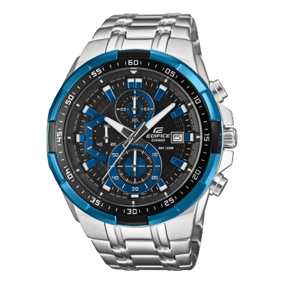 Casio Edifice Chronograph Watch for Men steel Strap EFR-539BKG-1AV
