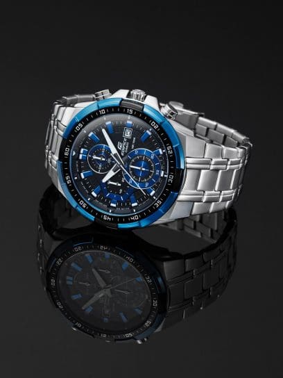 Casio Edifice Chronograph Watch for Men steel Strap EFR-539BKG-1AV